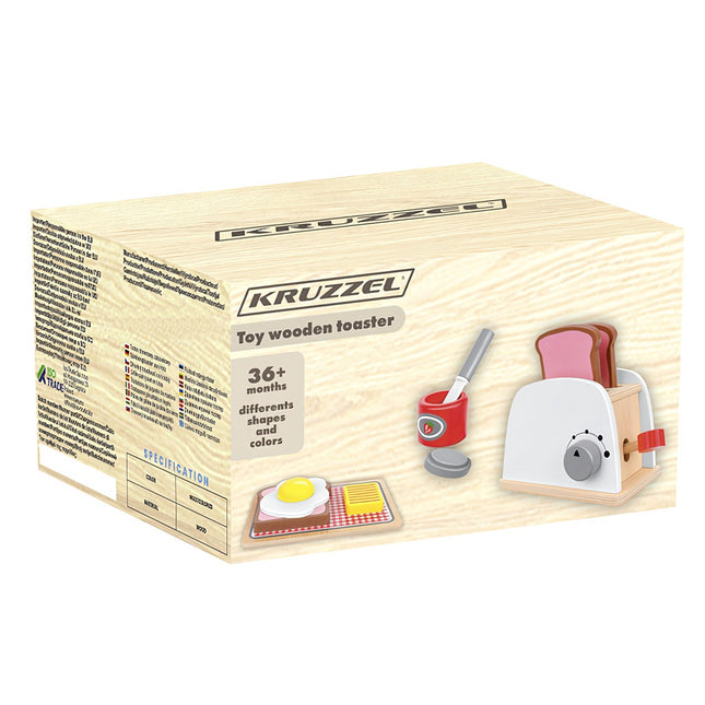 Wooden toy toaster 22435