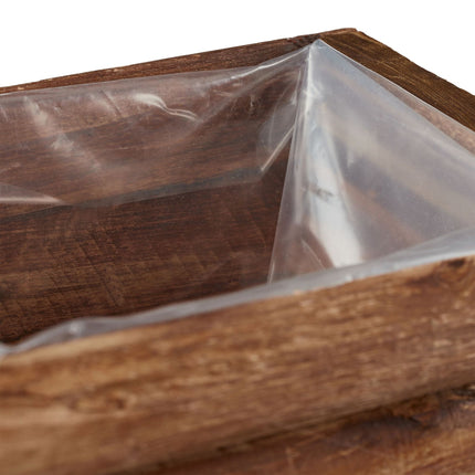 Holzschubkarre für Pflanzen - 2er-Set
