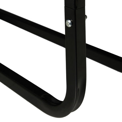 Wood stand in steel