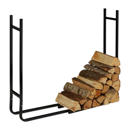 Wood stand in steel