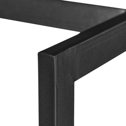 Holzständer aus hohem Metall