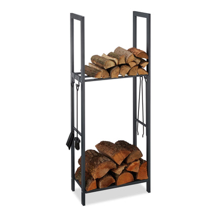 Holzständer mit 2 Ablagen