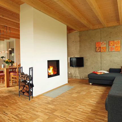 Holzständer mit 2 Ablagen