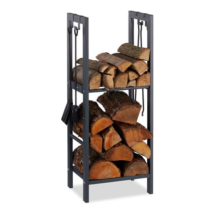 Holzständer mit 2 Ablagen