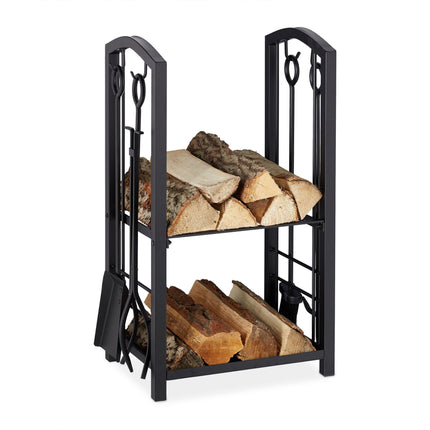 Holzständer mit Zubehör
