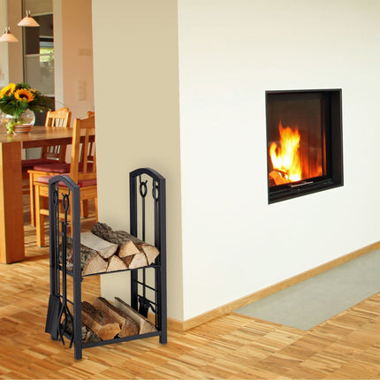 Holzständer mit Zubehör