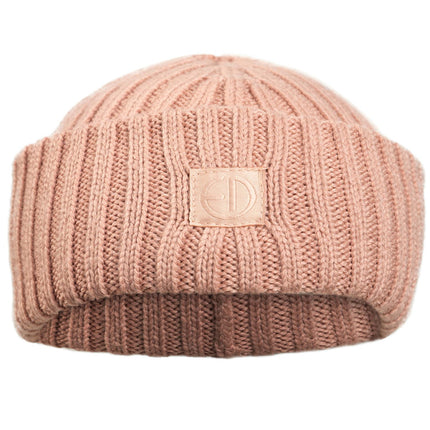Wool Beanie - Blushing Pink 2-3 years