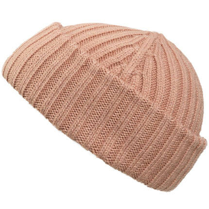 Wool Beanie - Blushing Pink 2-3 years