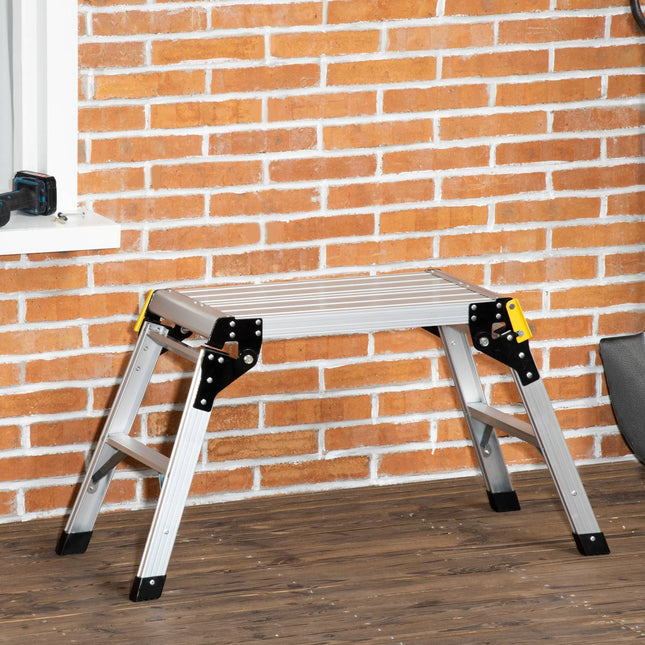 Klappwerkbank und -plattform, Aluminium, 150 kg Tragfähigkeit