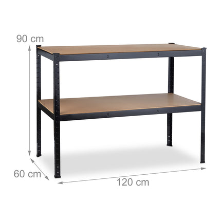 Werkbank mit 2 Ebenen