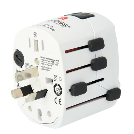 Weltreiseadapter PRO Grounded