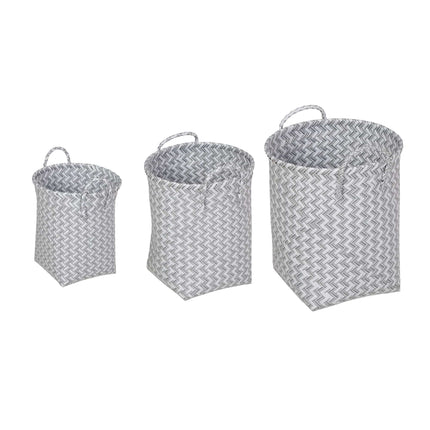 Woven Laundry Basket Set of 3