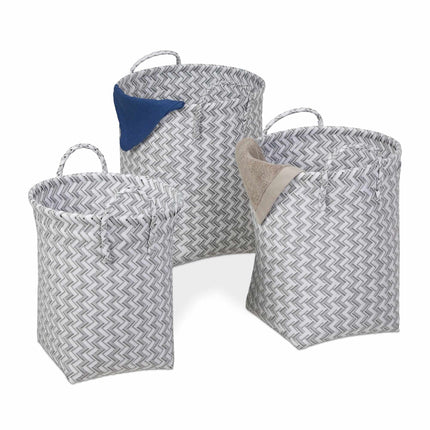 Woven Laundry Basket Set of 3