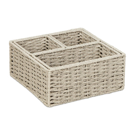 Woven storage basket, set of 4