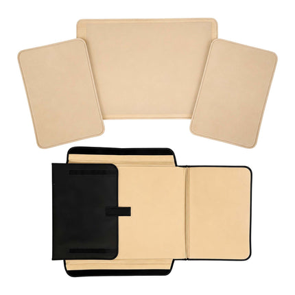 XL Puzzle Case with Handle – Non-Slip, 2 Trays