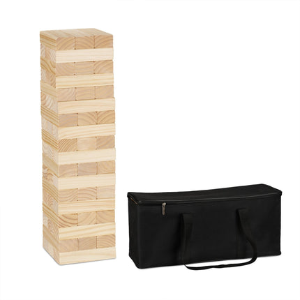 XL Wobble Tower Wood