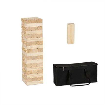 XL Wobble Tower Wood