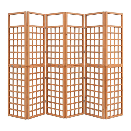 XL Rankgitter Sichtschutz, Hellbraun, 6 Paneele