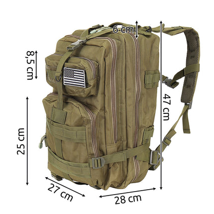 XL military backpack, green