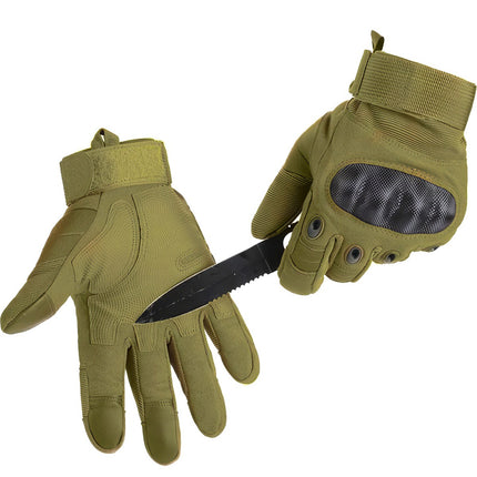 XL tactical gloves - khaki Trizand 21772