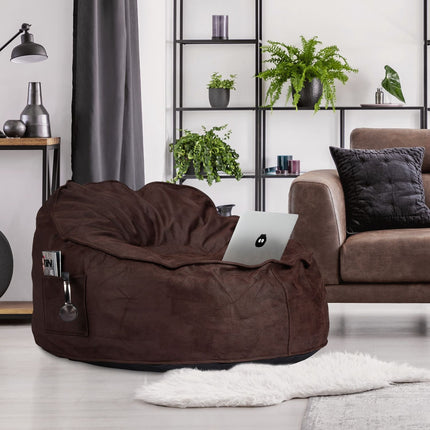 XXL Beanbag in suede look