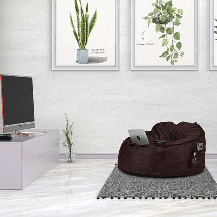 XXL Beanbag in suede look