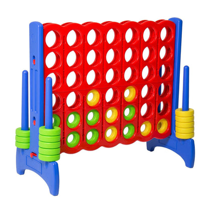 XXL 4-Gewinnt Spiel – Rot & Blau, Outdoor, Kunststoff