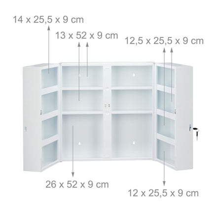 XXL Medizinschrank mit 2 Türen