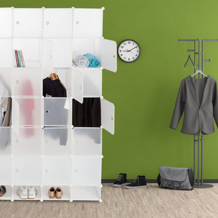 XXL Modulares Kleiderschranksystem mit 25 Fächern