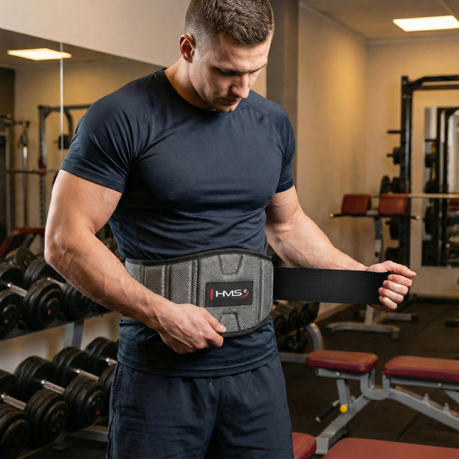 XXL-Trainingsgürtel, Grau – Verstellbare Fitness-Unterstützung
