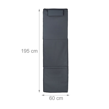 XXL beach mat with pillow