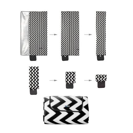 Couverture de pique-nique XXL à motif zigzag
