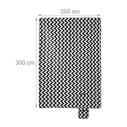 Couverture de pique-nique XXL à motif zigzag