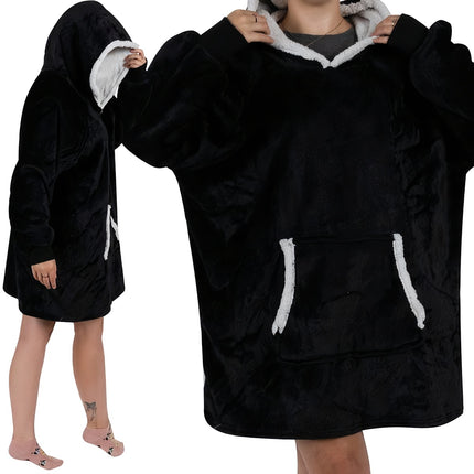 XXL Sweatshirt - Decke schwarz Ruhhy 24403