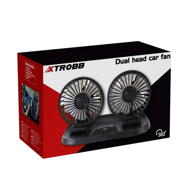 Xtrobb 23222 Doppelter Autoventilator