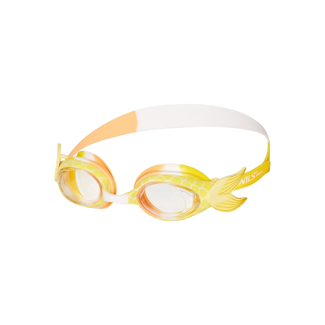 Gelbe Junior Meerjungfrauen-Schwimmbrille, Antibeschlaggläser