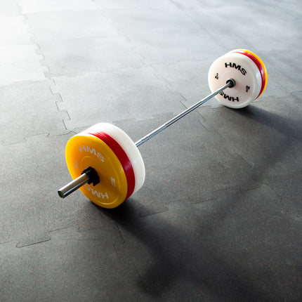Gelbe PE Olympic Hantelscheiben, 2 x 1,5 kg