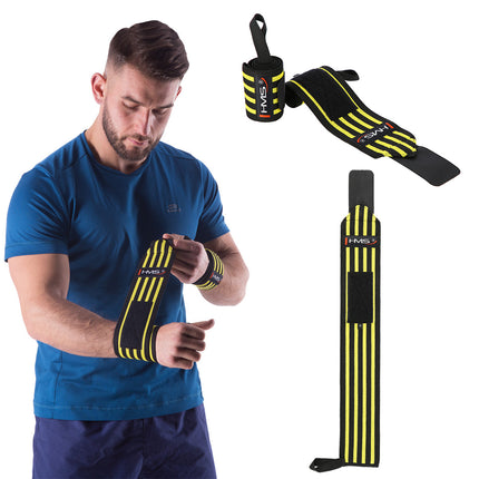 Gelbes Handgelenkband-Set, 2 St. – Halt & Stabilität