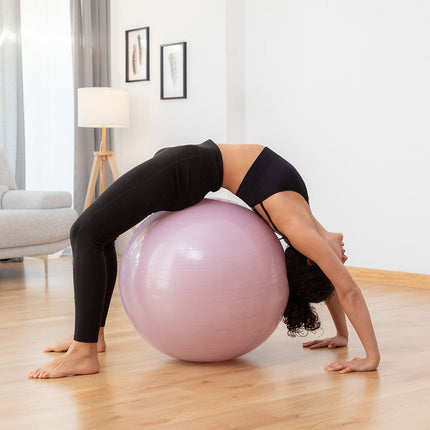 Yogaball mit Stabilitätsring und Widerstandsbändern Ashtanball InnovaGoods