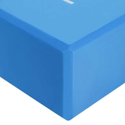 Yogablock, Blau, Schaumstoff, Leicht, Rutschfest