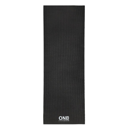Yoga Mat, Black, Non-Slip, 6mm Thickness