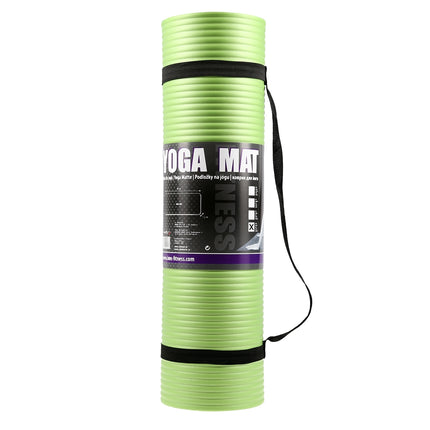 Yoga Mat, Non-Slip, 6mm Thick, Green