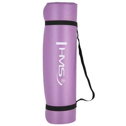 Yogamatte, rutschfest, lila, 10 mm Stärke
