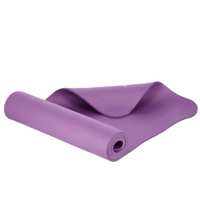 Yogamatte, rutschfest, lila, 10 mm Stärke