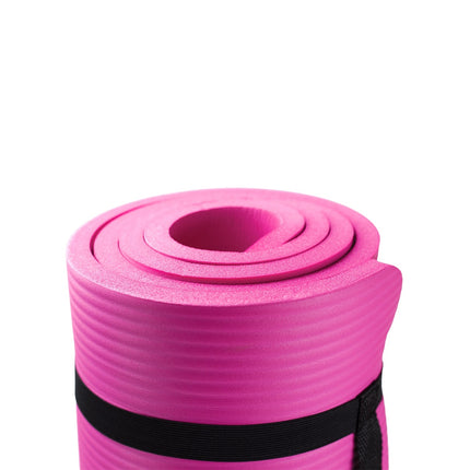 Yogamatte, Rosa, Rutschfest, 6mm Dicke