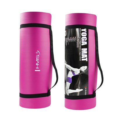 Yogamatte, Rosa, Rutschfest, 6mm Dicke