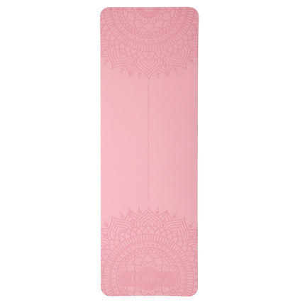 Yoga Mat TPE, Light Pink, Non-Slip, 10mm