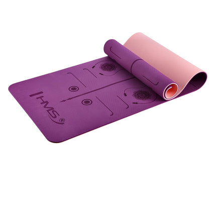Yoga Mat TPE Violet – Non-Slip, Eco-Friendly