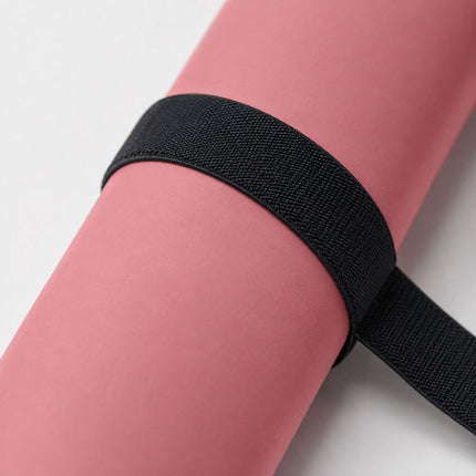 Yoga and Pilates Mat 5 mm with Carrying Strap, 68 x 183 cm, Pink