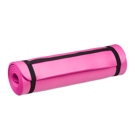 Yoga mat 1 cm thick solid color